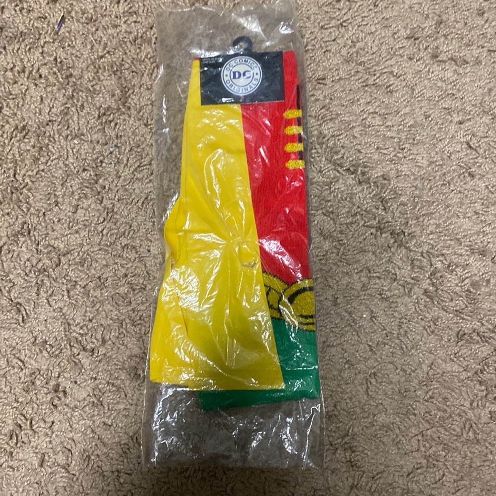 Robin socks with cape